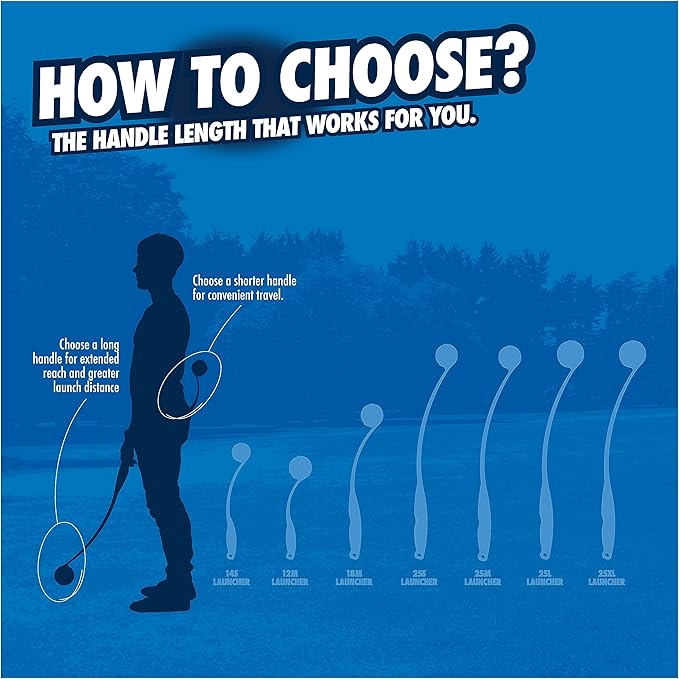 Chuckit! Dog Ball Launcher - Pro 25" with Medium (2.5"), Dog Fetch Ball Thrower, For Dogs 20-60 Pounds, Made in USA