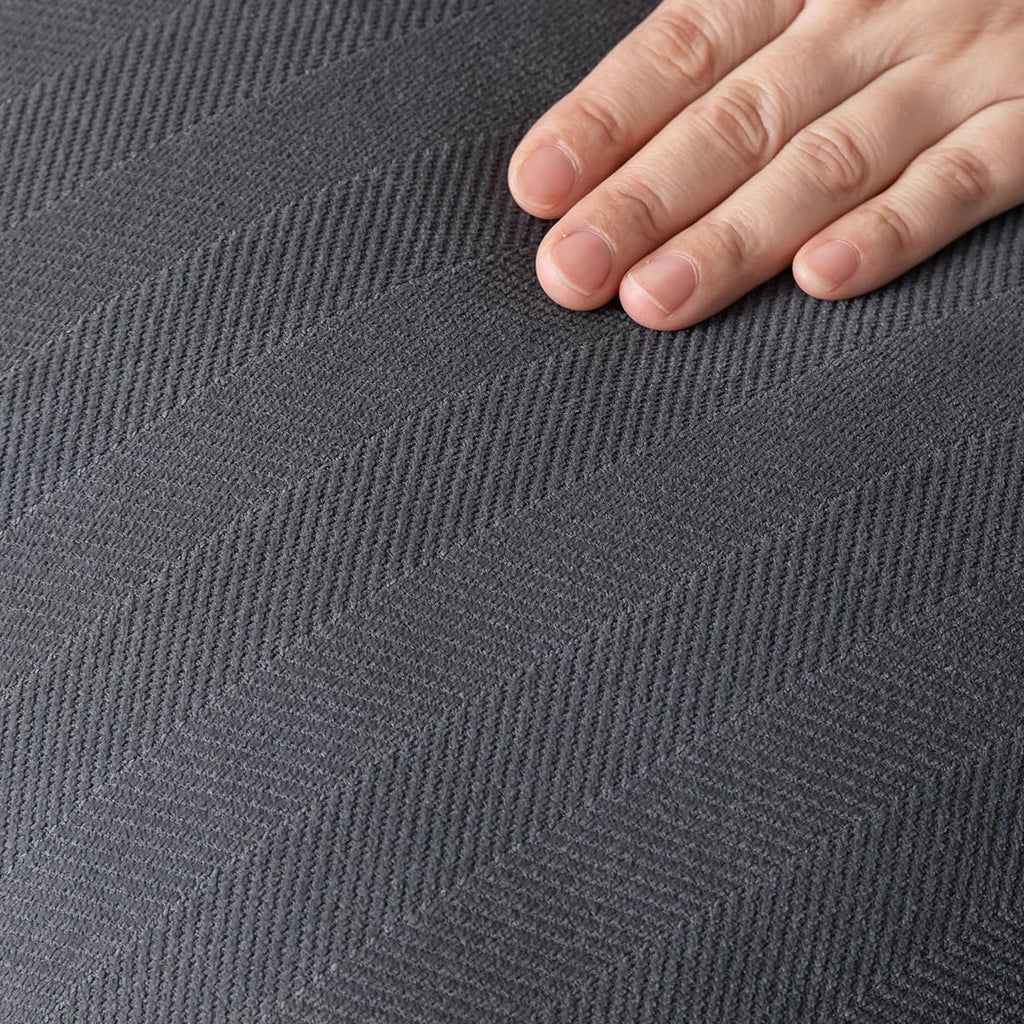 Set of 2 Decorative Fringe Throw Pillow Covers Chenille Pillow Covers Elegant Design Pillowcase Soft Tassels Cushion Cover for Couch Bed Home Decor,18×18 Inch,Rustic Gray