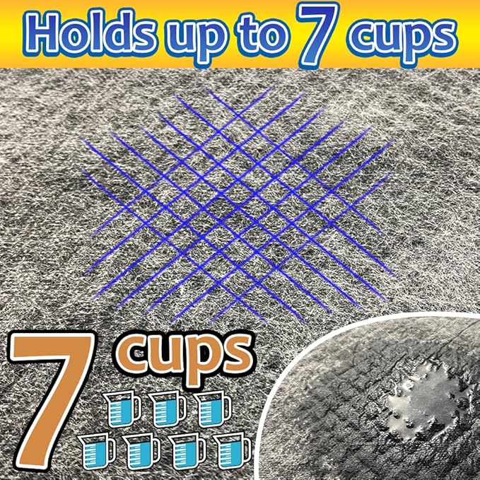 Charcoal Puppy Pads Extra Large, Activated Dog Pee Pads, X-Large Odorless Potty for Dogs 28''x34'', 80 Count XL Disposable Pet Training Housebreaking, Black, 28''x34'' 80ct