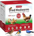 Dried Mealworms 10 Lbs-Organic MealWorms for Chickens & Birds, Non-GMO Meal Worms for Chickens, Wild Birds, Bluebirds, High Protein Chicken Feed Bird Treats, Worms for Chicken, Hens, Bird, Reptiles