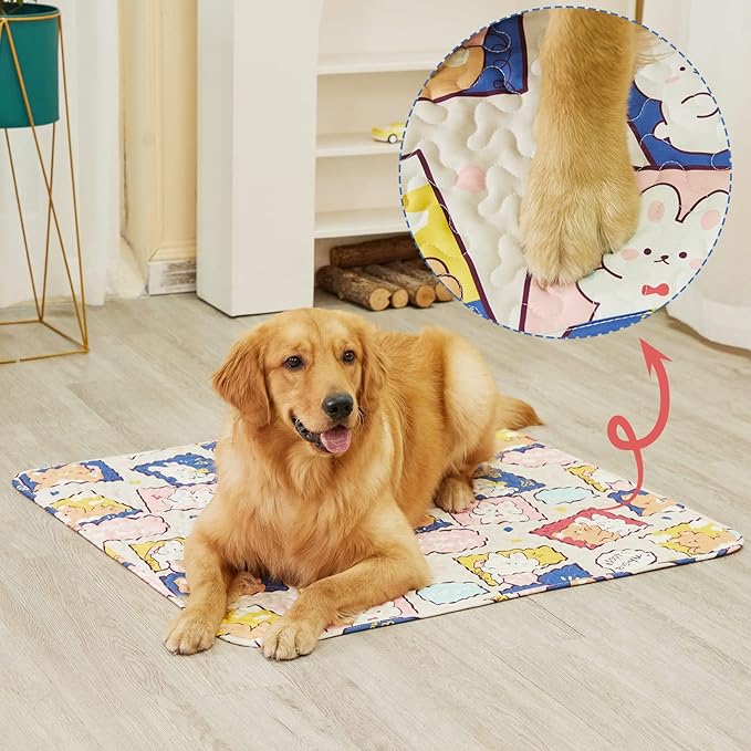 PJYuCien Washable Dog Playpen Mat, 36”x 36”, Leak-Proof Reusable Puppy Pee Pads, Non-Slip Pee Mat for Whelping Pads, Crate, Potty Training, Puppy Playpen (Note: Mat Only, Playpen Not Included)