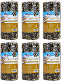 Birdseed Cylinders with Hole - Bird Seed for Outside Wild Birds (Small Cylinder, Tweet Treats 6pc)