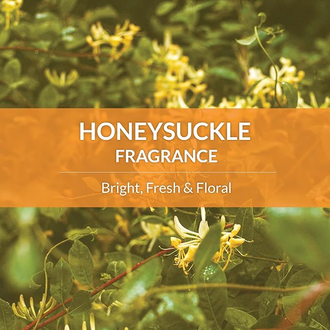 SKOUT'S HONOR Probiotic Pet Deodorizer Spray- Hydrating Daily-Use with Avocado Oil & Omega-3s, Microbiome Friendly Certiified, Paraben & Sulfate-Free, 97% Natural, 8oz, Honeysuckle, 2-Pack