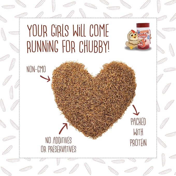 15Lbs Chubby Dried Mealworms Premium Mealworms Large Resealable Bag with Handle