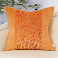 Yangest Orange Yellow Twigs Throw Pillow Cover Velvet Branches Velvet Cushion Case Neutral Pillowcase for Sofa Couch Bedroom Living Room Home Decor,20x20 Inch