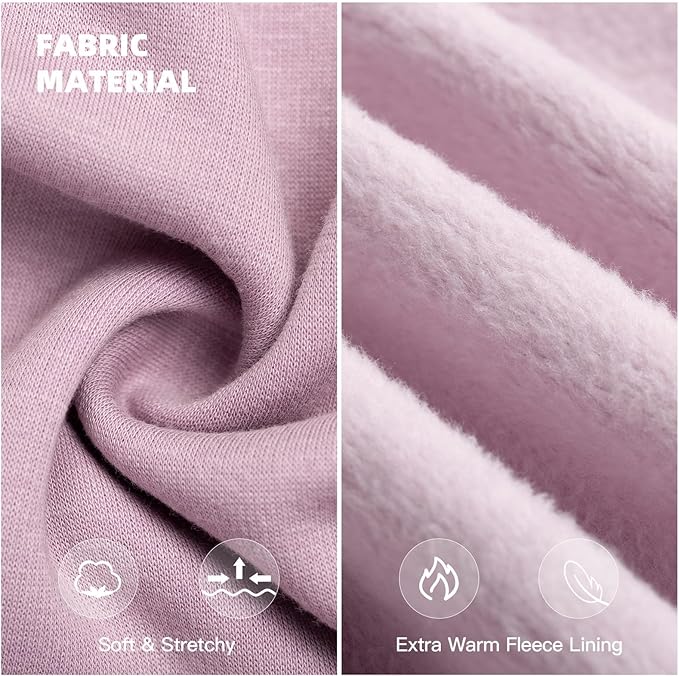 Koneseve Dog Hoodie & Cat Sweater, Warm Fleece Hooded Sweatshirt with Pocket for Small to Large Pets, Cozy Winter Outfit, Purple, 5XL