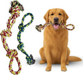 Pup Quartet Dog Rope Toy for Aggressive Chewers 2-Pack Tug of War Dog Toy with Thick Knots Heavy Duty Rope Toys for Dogs – Indestructible Rop Chew Toys for Medium & Large Dogs