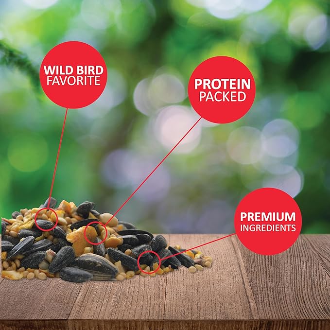Lyric Wild Bird Mix - Wild Bird Food for Outside Feeders - Attracts Doves, Jays and many more - 20 lb. Bag