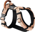 MADE TO ROAM Premium Explorer Harness - Y-Shaped Dog Harness with Adjustable Durable Nylon, Soft Padding, Metal Buckles and Leather Handle for Small, Medium, Large Dogs (Carolina Blooms, Size 2)
