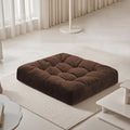 Meditation Floor Pillow 22×22 Inch 1 Pack Large Floor Cushions for Adults Square Tufted Corduroy Floor Pillows for Yoga Living Tatami Room Coffee