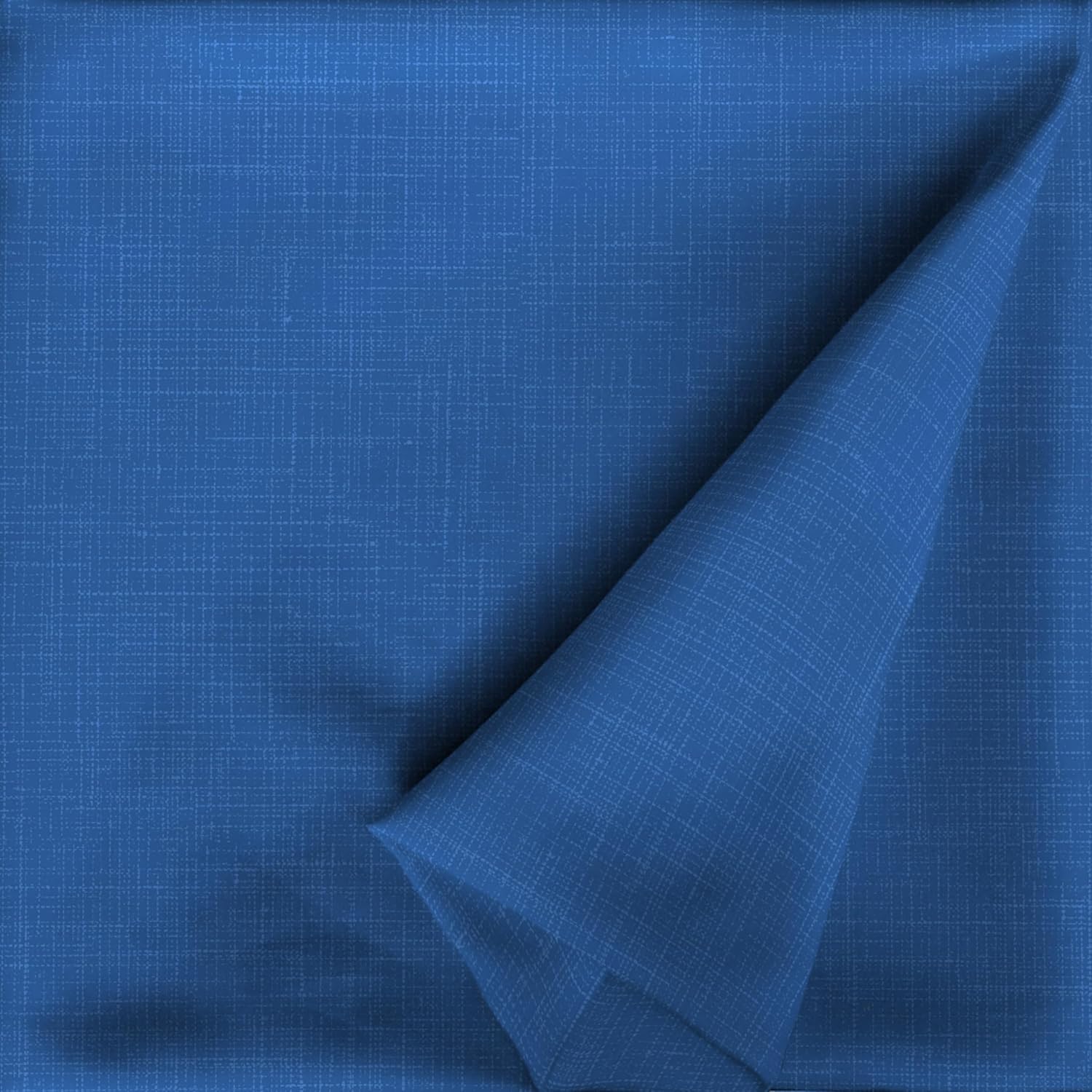 Arden Outdoor Midback Chair Cushion, 18 x 16.5, Rain-Proof, Fade Resistant Cobalt Blue Texture