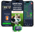 Cat GPS Tracker – Smallest Waterproof Pet Tracking Device with App, Real-Time Location, Smart Alerts & Geo-Fence, Long-Life Battery, Collar-Compatible – iOS & Android (4-Mo Subscription Included)