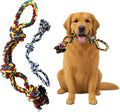 Pup Quartet Dog Rope Toy for Aggressive Chewers 2-Pack Tug of War Dog Toy with Thick Knots Heavy Duty Rop Toys for Dogs – Indestructible Rope Chew Toys for Medium & Large Dogs