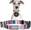 Lucky Love Dog - Adjustable Dog Collar with Easy Click Buckle for Small to Large Dogs, Durable, & Comfortable for Male & Female Dogs, Pet Collar for Puppies & Adult Ones - Linus, Medium