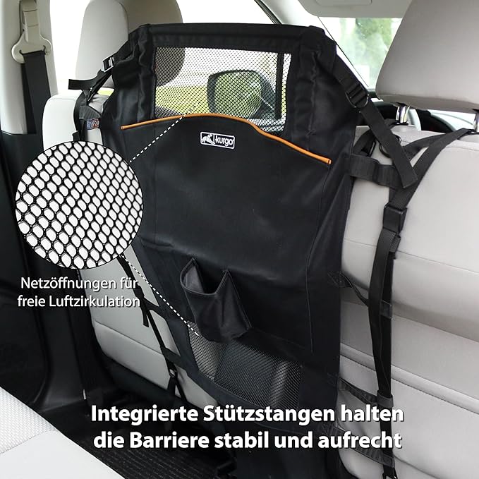 Kurgo Enhanced Strength Tru-Fit Dog Car Harness - Pet Travel Safety Harness - Crash Test Certified Fit - Five Point Adjustment - Secure Buckle - Padded Chest - Deep Violet - Large