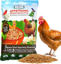 Amzey Appetizing Mealworms 5 LBS- 100% Non-GMO Dried Mealworms - Large Meal Worms - High Protein Treats- Perfect Mealworm for Chickens, Ducks, Turtles, Blue Birds, Lizards - Bag of Mealworms 5 LBS