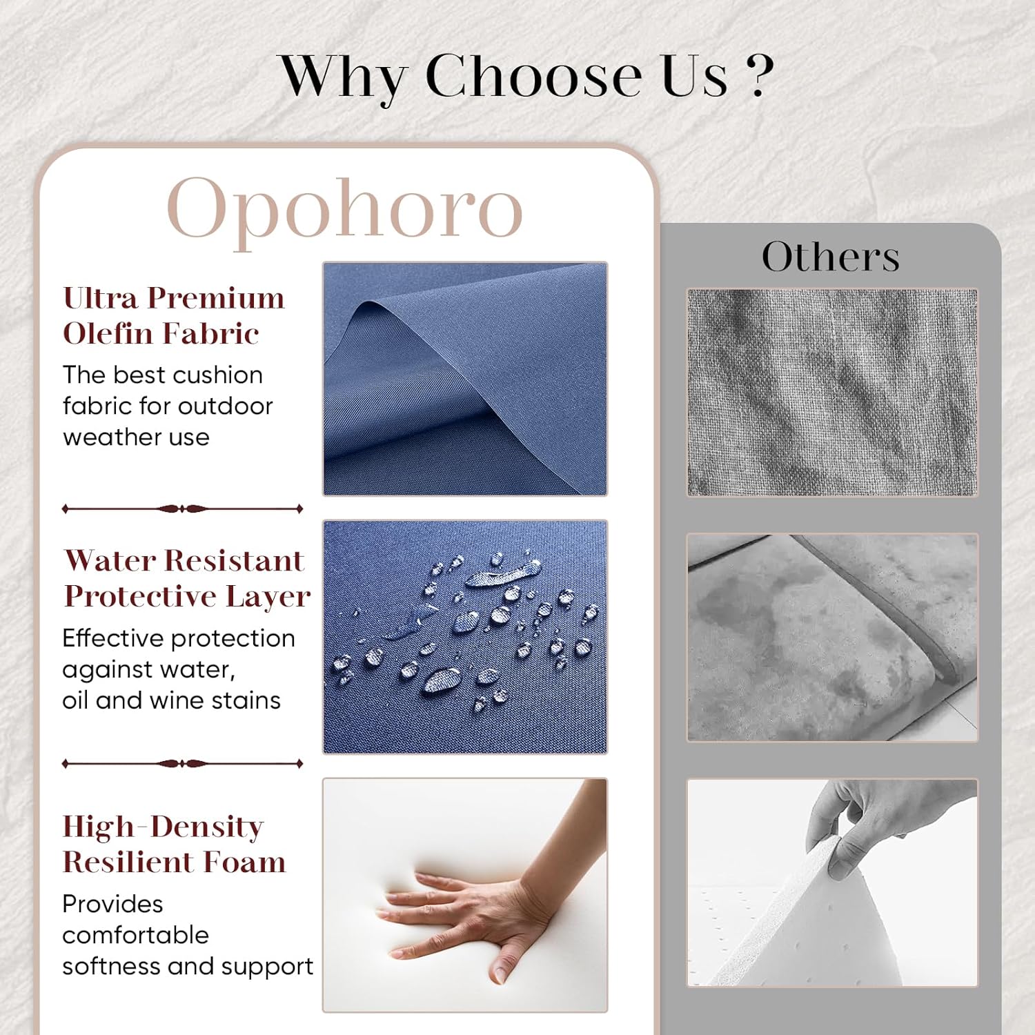 Outdoor Chair Cushions Set of 2-22 x 25 Inch Fade Resistant Patio Chair Cushions Outdoor Seat Cushions for Patio Furniture Chair Sofa Couch-Blue