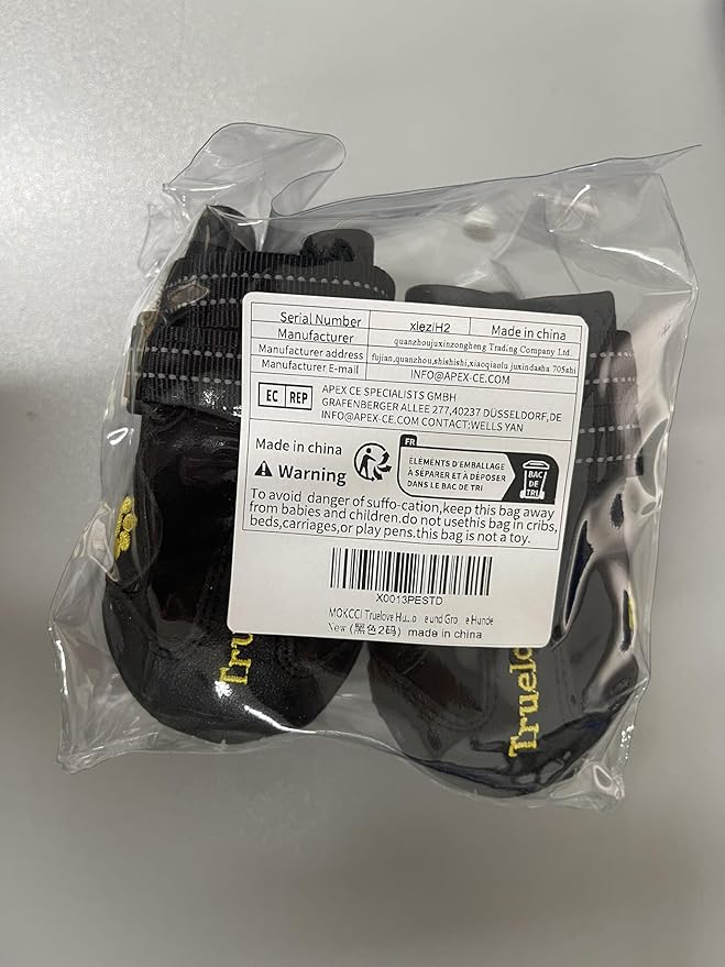 Truelove Dog Boots,Waterproof Pet Shoes with Reflective Straps for Paw Protectors Small Medium Large Dog Summer Winter Snow Outdoor Walking