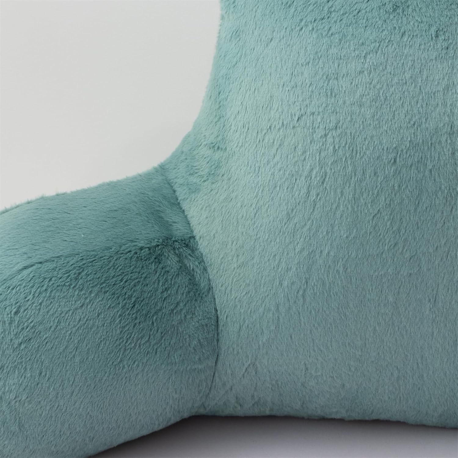 Aimuan Reading Pillow Bed Rest Wedge Adult Backrest Pillow with Arms Sitting in Bed Cushion Incline Rest Sleeping Pillow for Watching TV/Gaming/Relaxing, Green Standard