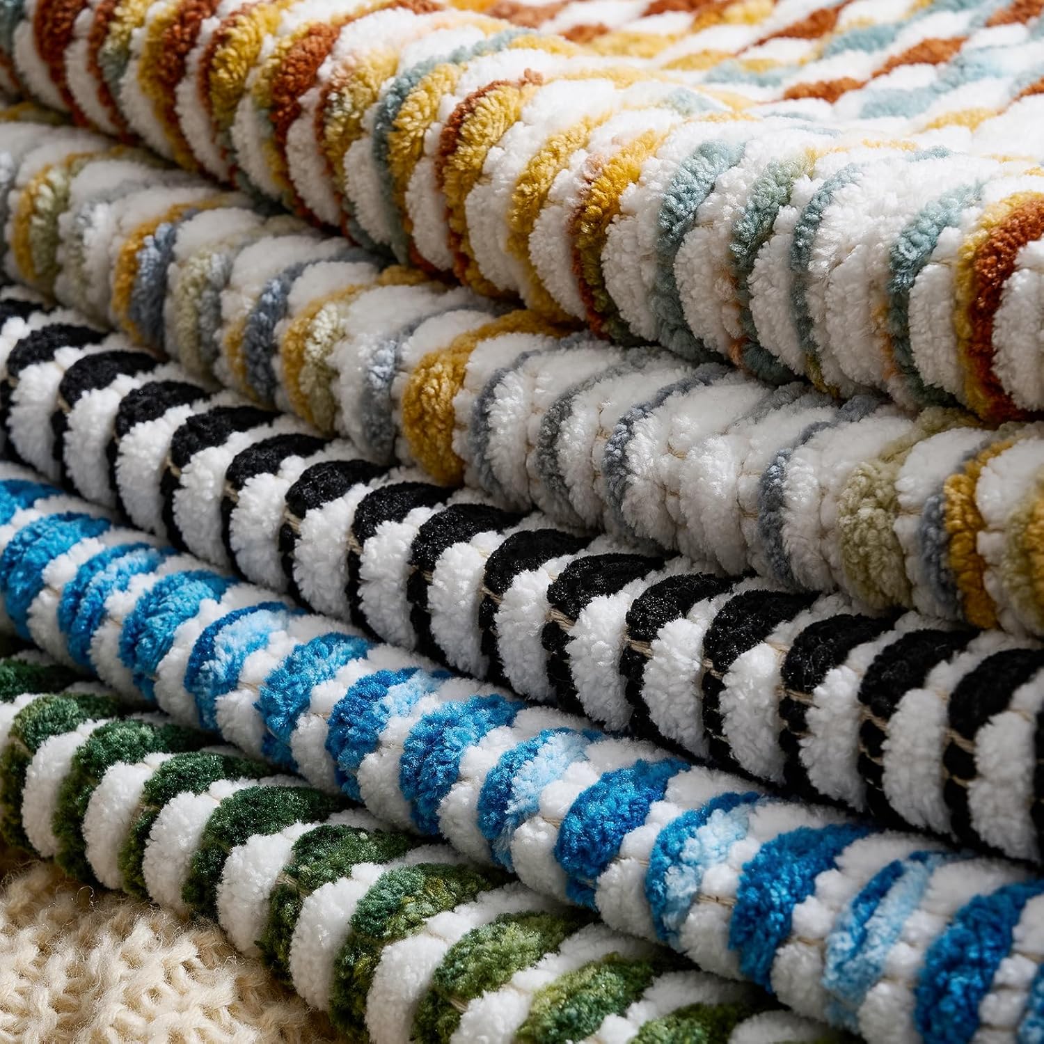 AmHoo Boho Chenille Pillow Cover Decorative Tufted Pillowcase for Couch Bed Sofa Bedroom Living Room Modern 14 x 36-Inch Grey