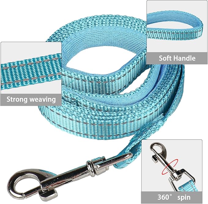 YIMEIS Dog Harness and Leash Set, No Pull Soft Mesh Pet Harness, Reflective Adjustable Puppy Vest for Small Medium Large Dogs, Cats (Sky Blue, X-Small (Pack of 1)