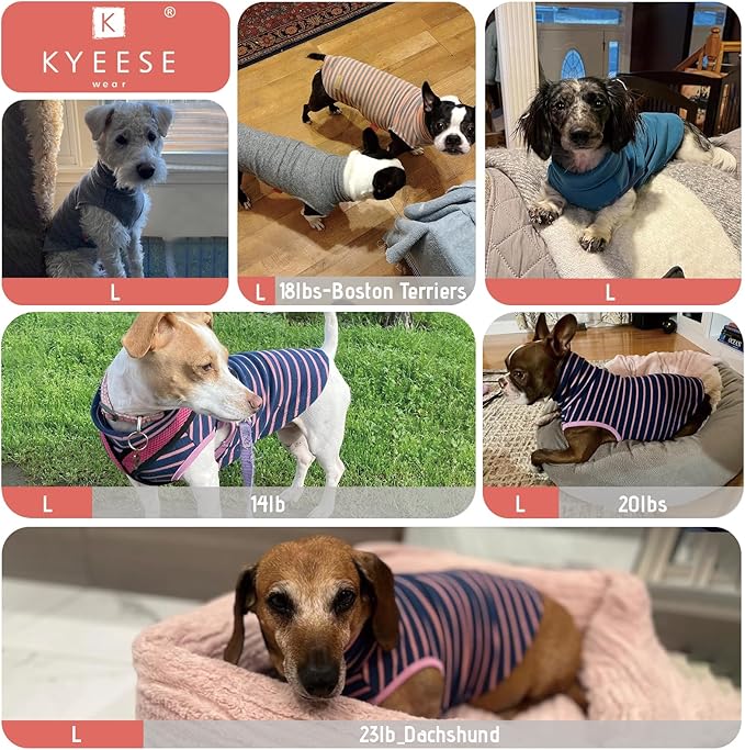 KYEESE 2Pack Dog Sweater Pullover Dog Sweaters for Small Dogs Girl Stretchy Pet Sweatshirt Small Pets Sweaters Turtleneck Pet Coats Soft Dogs Clothes