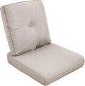 Outdoor Chair Cushion Set, 25 x 22 Deep Seat Cushion, Patio Chair Cushions for Outdoor, Include 1 Seat Cushion and 1 Back Cushion, Beige