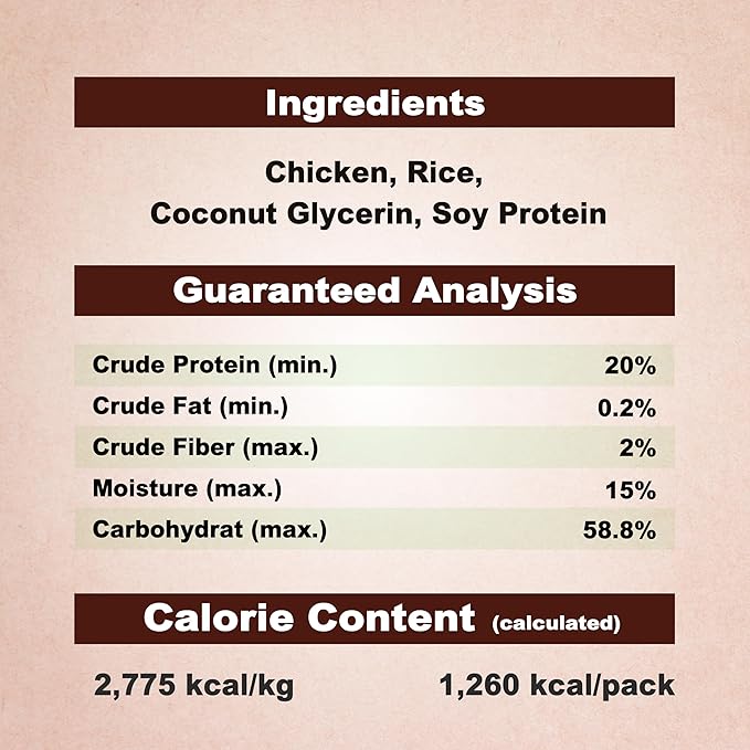 AFreschi Natural Chicken Dipped Rice Bone 16 oz, All Natural, Grain-Free, High-Protein, Healthy & Easily Digestible, Soft Texture