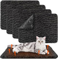 4 Pack Self Warming Cat Bed Indoor Self Heating Dog Cat Pad Washable 16 x 20 Inch Thermal Pet Kennel Pad Crate Bed Mat Reflect Body Heat for Outdoor