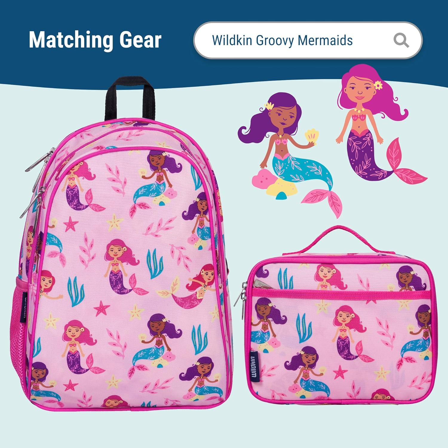 Wildkin 43-inch Kids Nap Mat – Soft Microfiber Toddler Sleeping Mat with Pillow