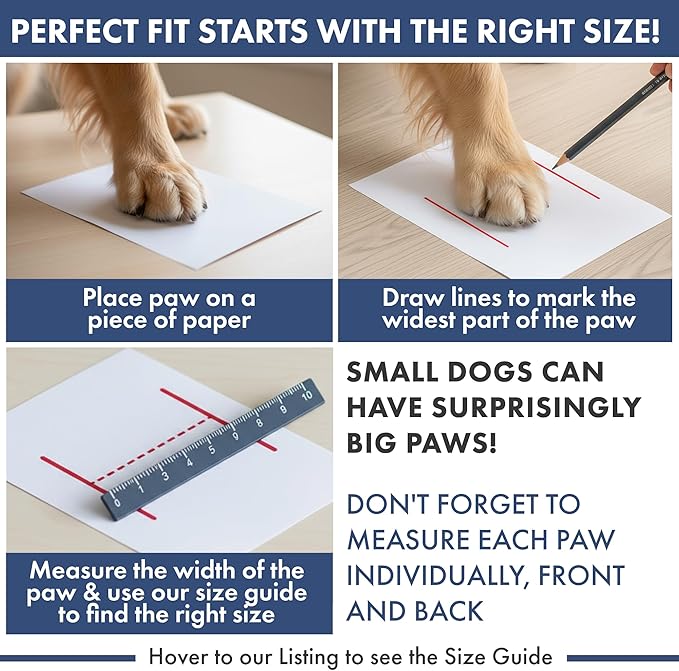 Spark Paws Dog Shoes, Waterproof Dog Boots for Medium to Large Dogs, Non Slip, Breathable Dog Booties and Paw Protectors - 4PCS Doggie Hiking Boots with Reflective Straps - Red, Size 6