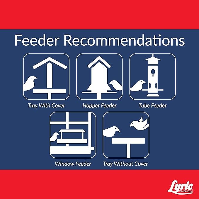 Lyric Supreme Wild Bird Seed, Wild Bird Food Mix with Nuts and Sunflower Seeds, 20 lb. Bag