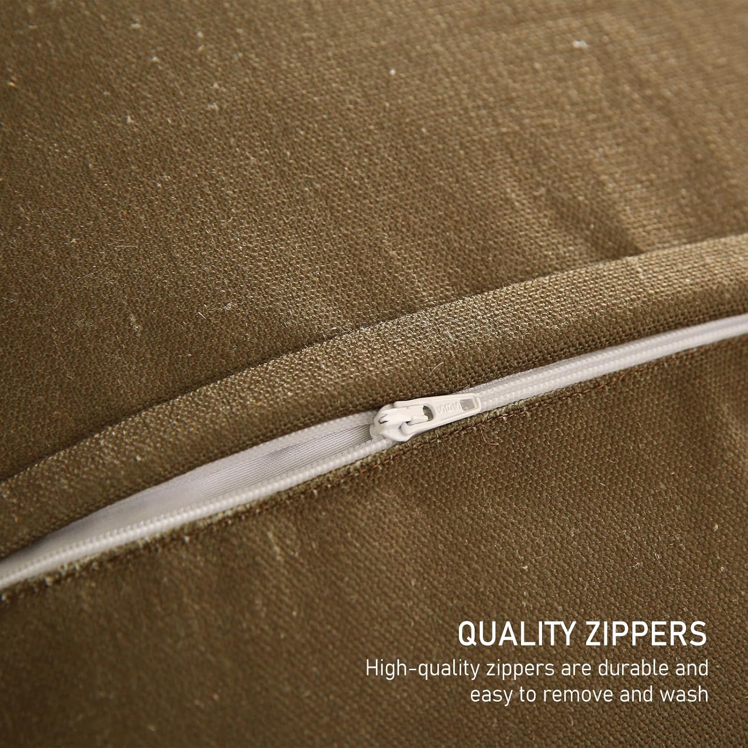 ISAENNE Design Square Bird Floral Linen Throw Pillow Covers 18"x18" Pack of 2, White Simple Elegant Daisy Pattern Cushion Covers Decor Pillowcases for Bed,Living Room,Outdoor,Car