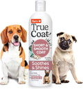 New! Hartz True Coat Short & Smooth Coat Specific Dog Shampoo, Soothes & Shines with Oat Milk, Coconut Oil & Vitamin E