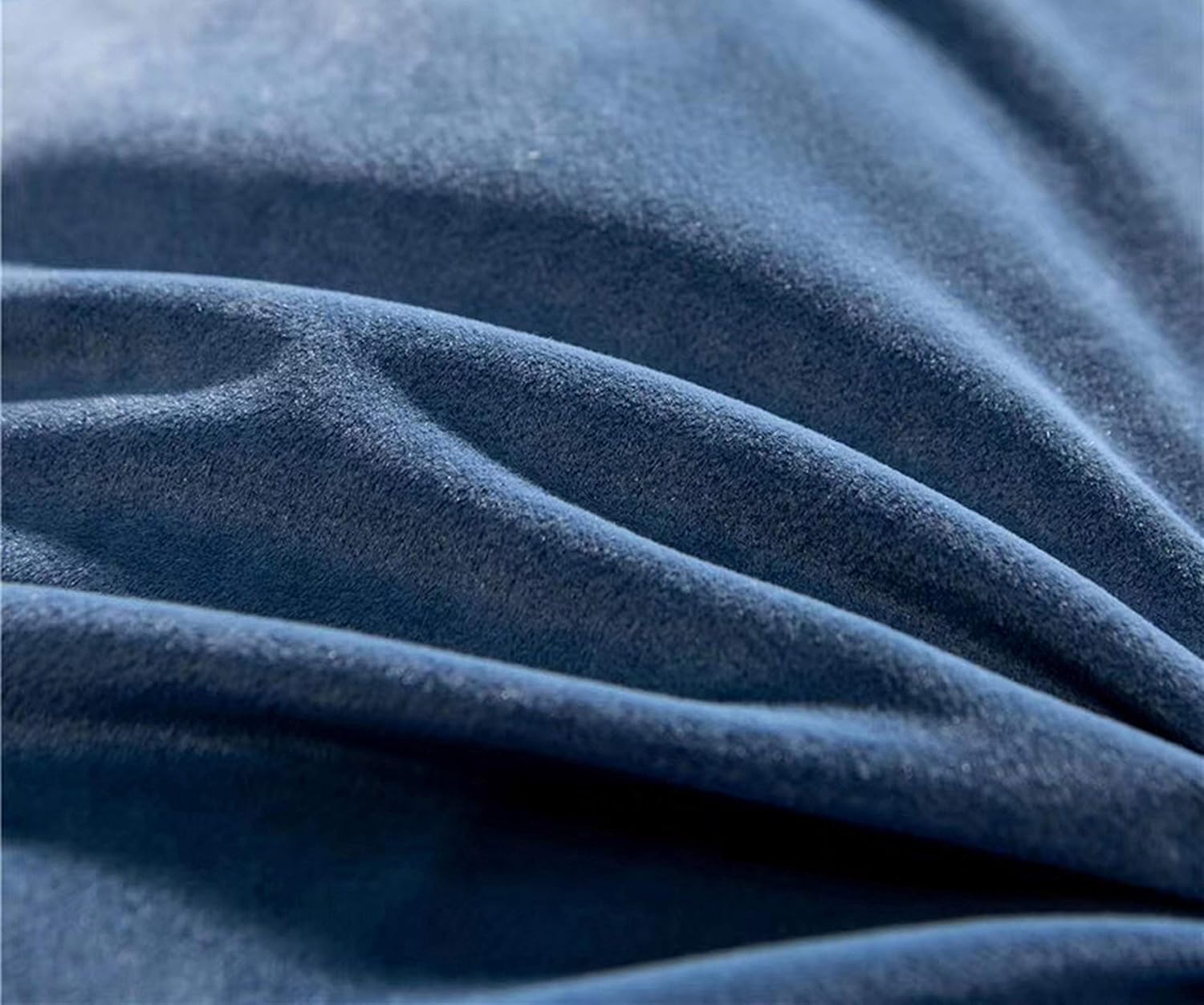 Triangular Reading Bed Rest Pillow Large Bolster Cushion Headboard Backrest Wedge Pillow with Two Detachable Roll Pillows for Neck & Lumbar Support (Blue, King: 77 x 8 x20 inches)