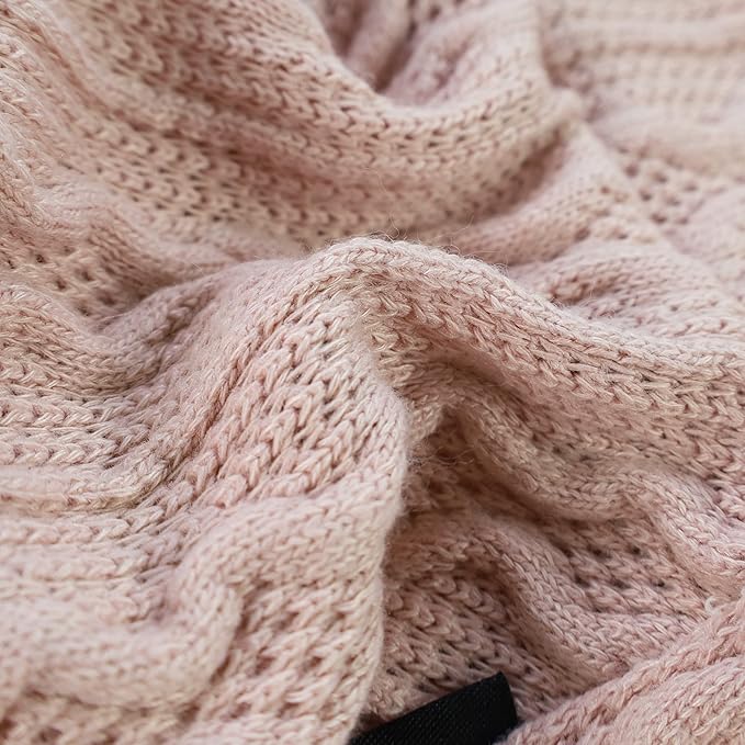 Fitwarm Knitted Dog Sweaters, Turtleneck Pet Pajamas, Dog Winter Clothes for Small Dogs Girl, Cat Apparel, Baby Pink, XXL