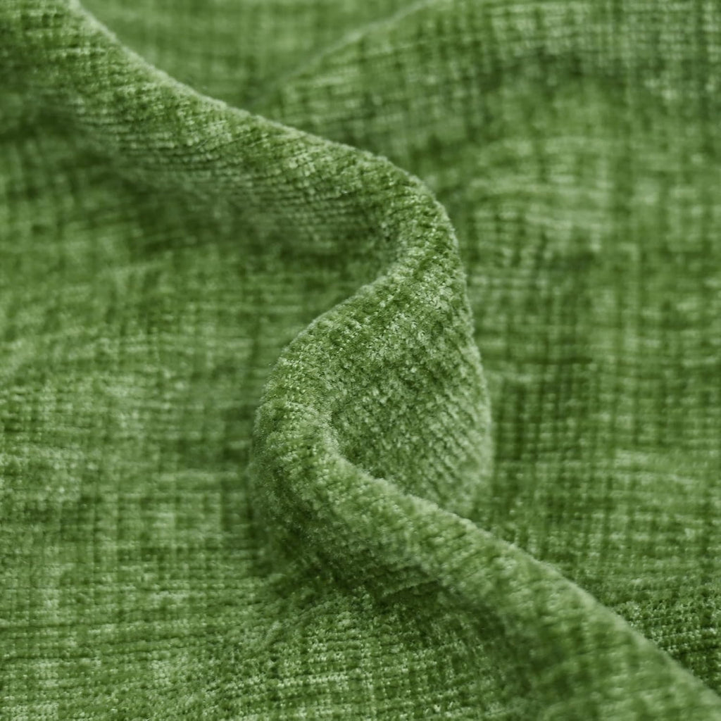 CaliTime Throw Pillow Covers Decorative 20 X 20 Inches Pack of 2 Cozy Solid Dyed Soft Chenille Cushion Cases with Pom Poms for Couch Sofa Bed Living Room Home Forest Green