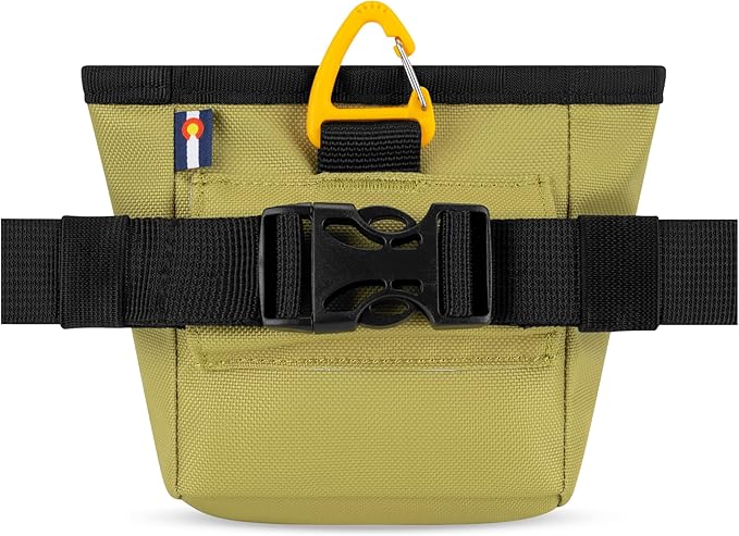 OllyDog Goodie Treat Bag, Dog Treat Pouch, Waist Belt Clip for Hands-Free Training, Magnetic Closure, Dog Training and Behavior Aids, Three Ways to Wear (Alchemy)