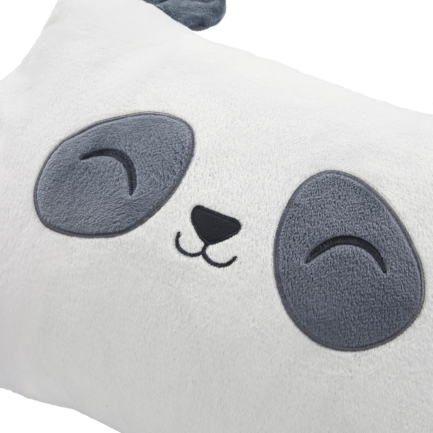 Saint Eve Kids Pillow Pals Fuzzy Pillow Case, Cute Animal Friends Soft Pillow Cover for Kids Beds and Nap Time - Big The Panda