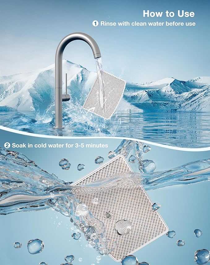 3 Pack Replacement Filters for PF1/PF1L Cat Water Fountain, Pet Fountain Filter Set (3 Pcs)