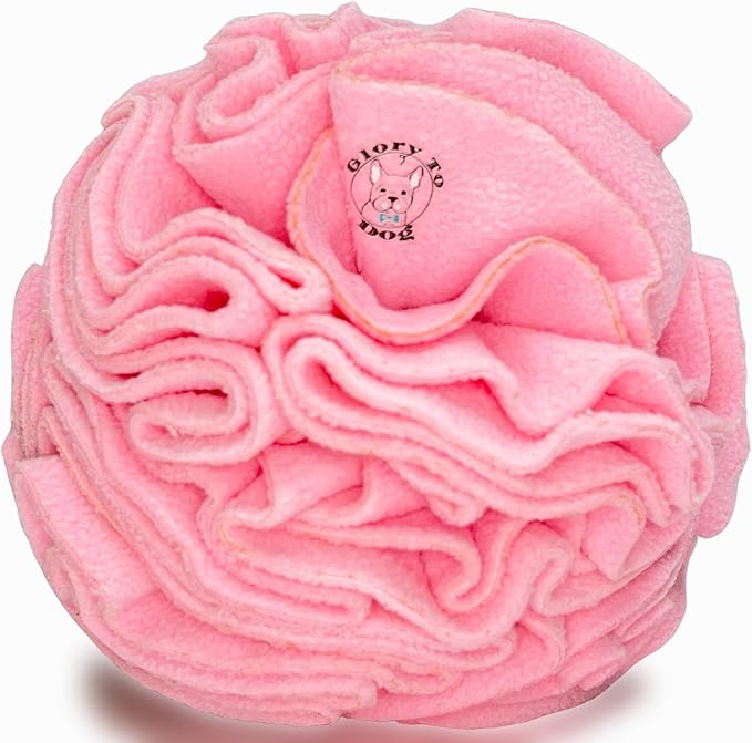 Medium Breed Snuffle Interactive Foraging Dog Puzzle Ball Toy Pink Large