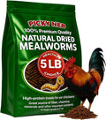 Dried Mealworms 100% Non-GMO 5 Lb - Mealworms for Birds, Chickens, Ducks - Perfect High-Protein Treats - Whole Large Meal Worms, Dried for Chickens and Bluebird Food Bulk