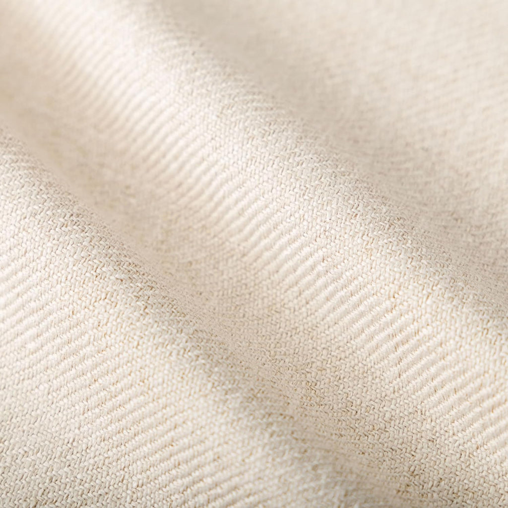 Throw Pillow with Insert 18x18 Inch Set of 2 - Modern Fall Home Decor for Living Room Sofa, Bed - Cute Square Accent Cases - Anthropologie Style Decor (Off White #P1-10)