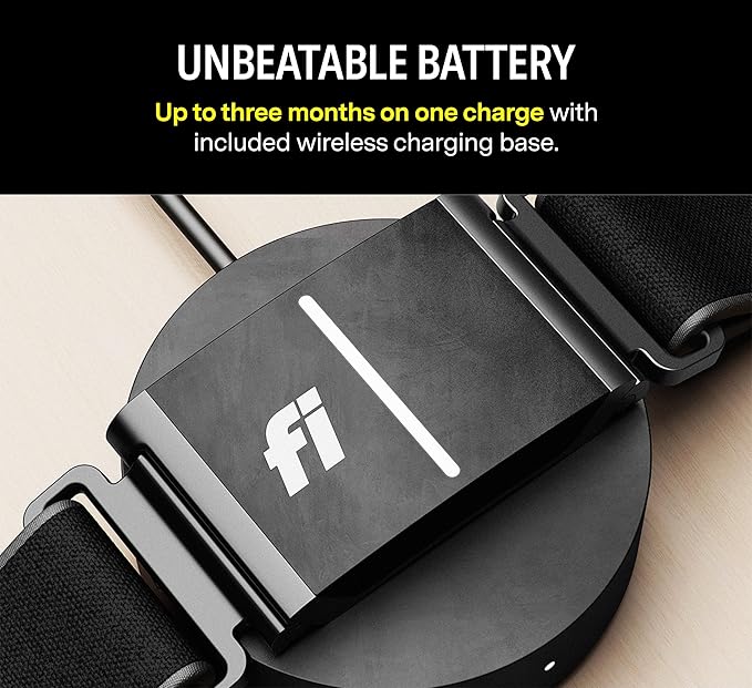 Fi Series 3 Smart Dog Collar - GPS Dog Tracker and Activity & Fitness Monitor, Waterproof, LED Light, Escape Alerts, Nationwide Coverage [Free 1 Year Membership] (Gray, Medium)