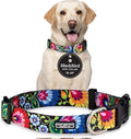Lucky Love Dog - Adjustable Dog Collar with Easy Click Buckle for Small to Large Ones, Durable, & Comfortable for Male & Female Dogs, Pet Collar for Puppies & Adult Dogs - Blackbird, Extra Large