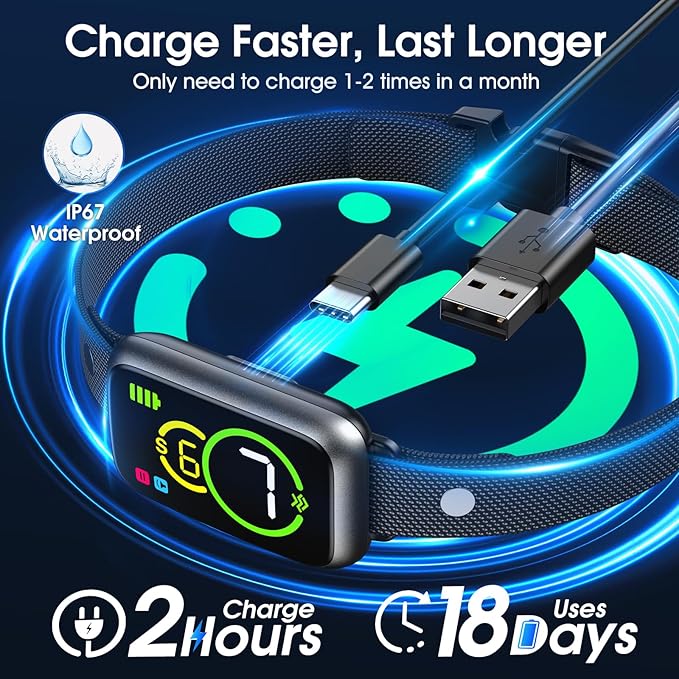 1S Stop Barking Smart Dog Bark Collar, Humane Anti Barking Device with Beep & Vibration, 7 Adjustable Sensitivity, Ultra-Light Bark Collar for Small Medium Large Dogs IP67 Waterproof Indoor Outdoor