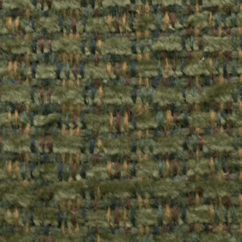 Klear Vu Omega Non-Slip Rocking Chair Cushion Set, Assembled in USA, Thick Padding & Tufted Design, Includes Seat Pad & Back Pillow with Ties, 17x17 Inches, 2-Piece Set, Tyson Green