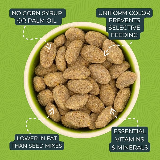 ZuPreem Natural Bird Food, Daily Bird Feed Pellets for Cockatiel, Lovebird, Quaker, Small Conure, Lorikeet, Core Nutrition, Added Vitamins, Made in USA, Cockatiel Food, (Medium, 10 lb Bag)