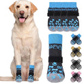KOOLTAIL Dog Socks for Hot/Cold Pavement to Prevent Licking Paws,Dog Boots&Paw Protector for Hardwood Floors Anti Slip,Traction Control No Twist Grip Booties for Small Medium Large Senior Dogs L