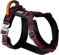 MADE TO ROAM Premium Explorer Harness - Y-Shaped Dog Harness with Adjustable Durable Nylon, Soft Padding, Metal Buckles and Leather Handle for Small, Medium, Large Dogs (Vermont Weekends, Size 1)